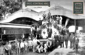 Circa 1915 - Estación Santa Fe, del FFCC Central Argentino. Luego FFCC Mitre.