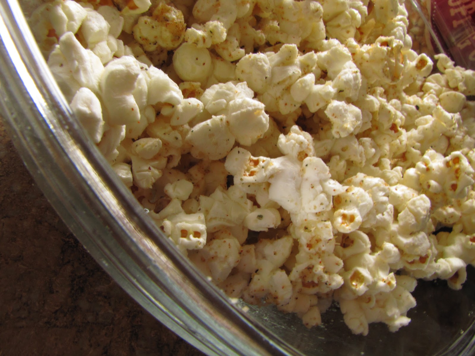 A Boston Food Diary Stove Top Popcorn, with a Spicy, Cheesy Topping