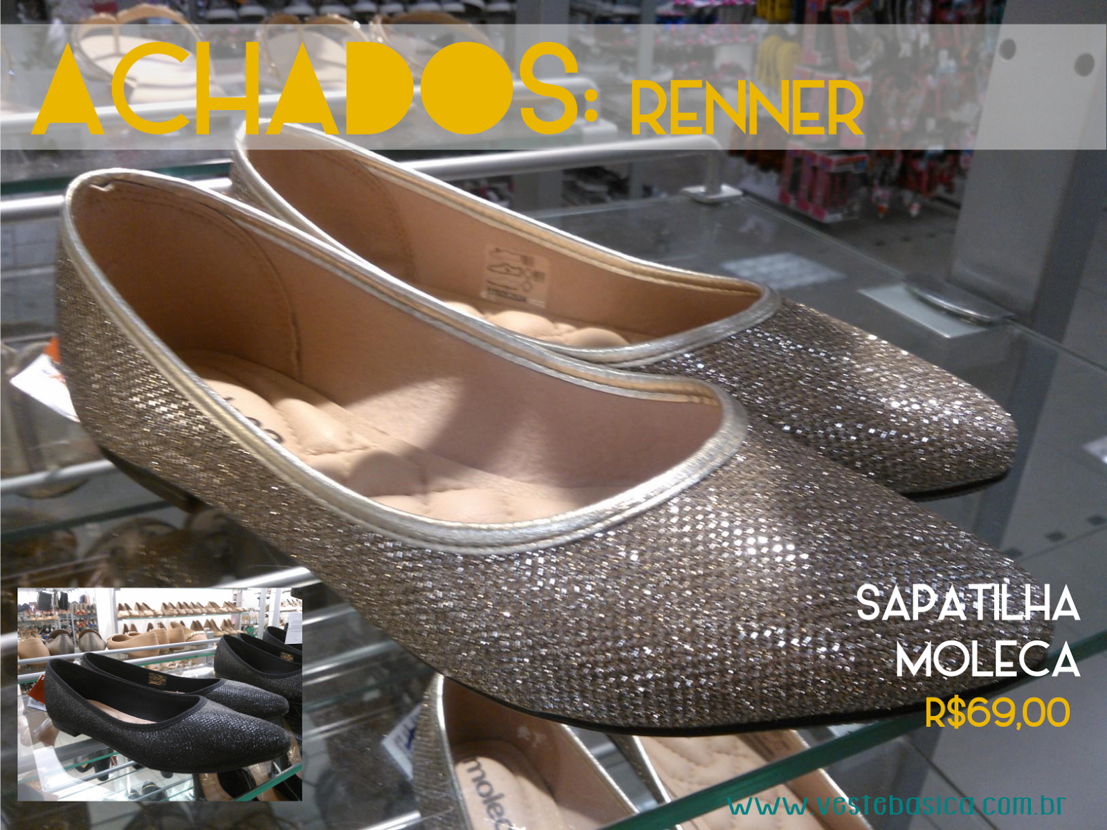 sapatilha na renner