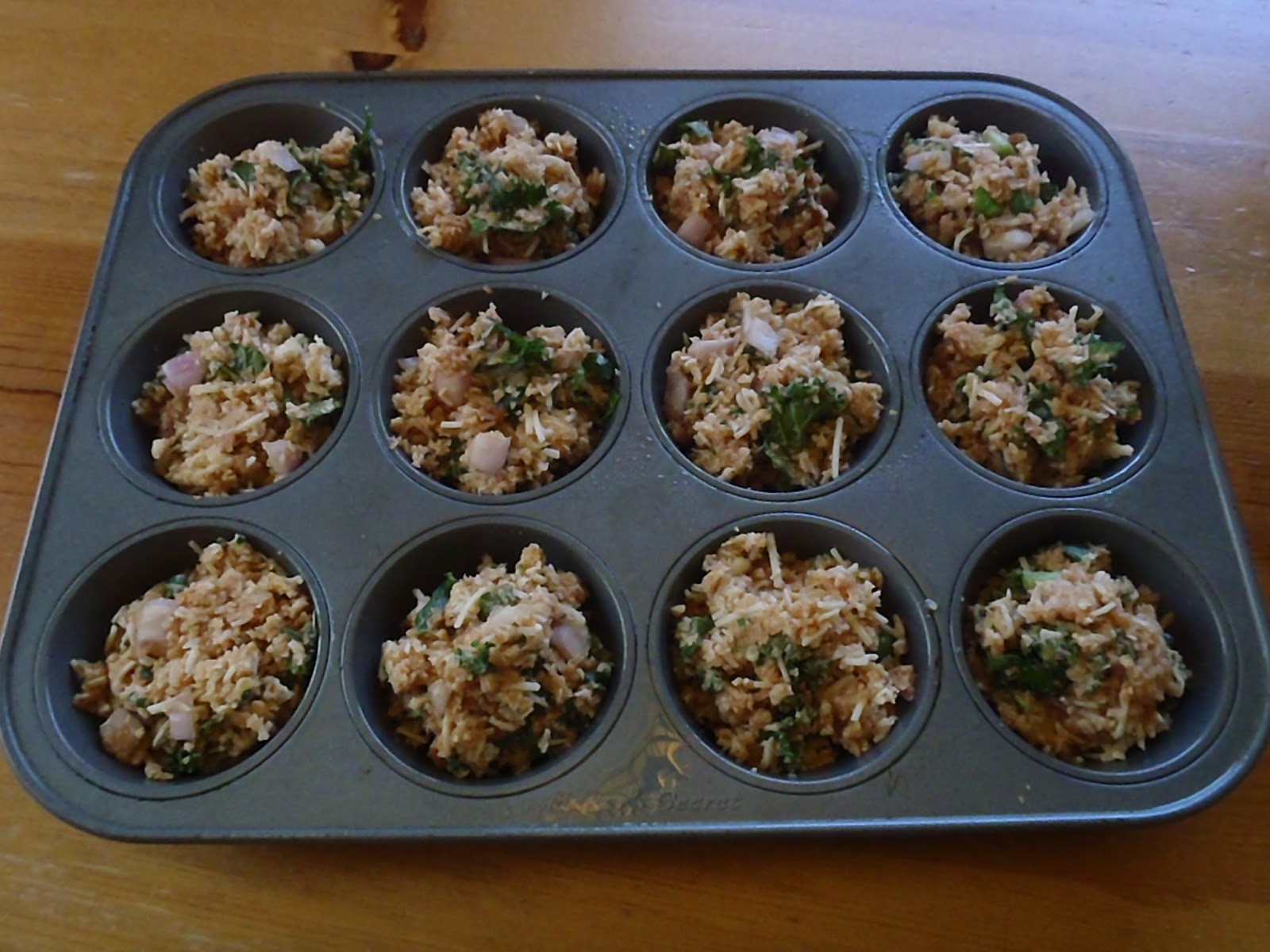 Veggie Pizza Muffins (Makes 12)