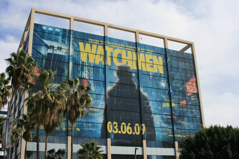 Giant Rorschach Watchmen billboard