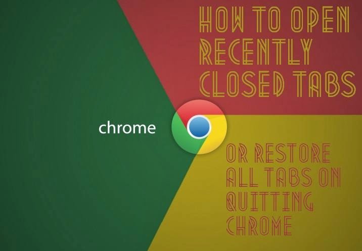 Chrome Restore Last Session