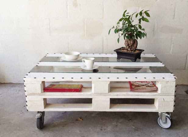 Muebles tarimas y mas: mueblesdepalets revestidos. mobiliario de ... Muebles construidos con tarimas