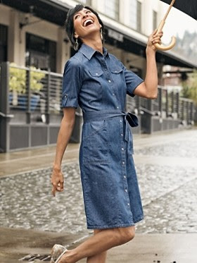 Vintage Denim Dress