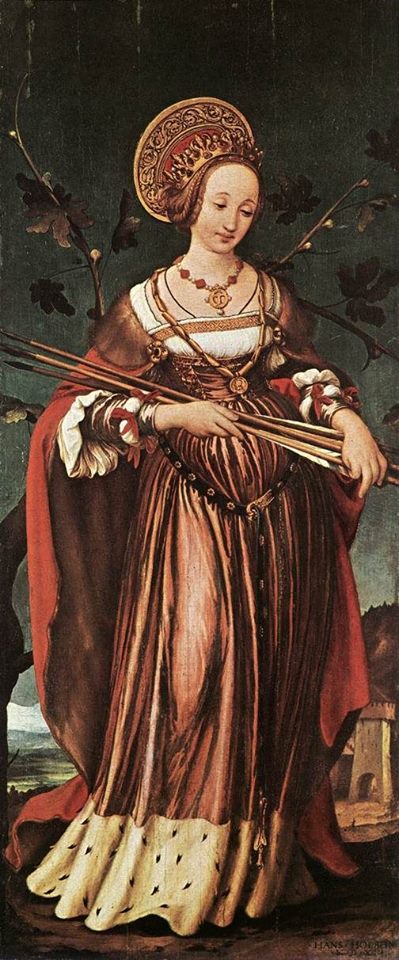 HANS HOLBEIN the YOUNGER - St. URSULA- 1523