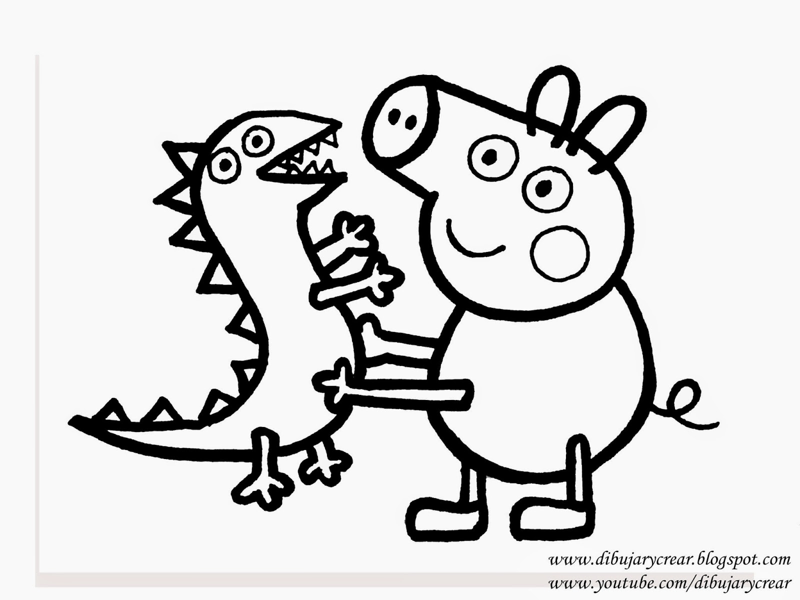 Dibujar y Crear Como Dibujar a Pig (Hermano de Peppa Pig)