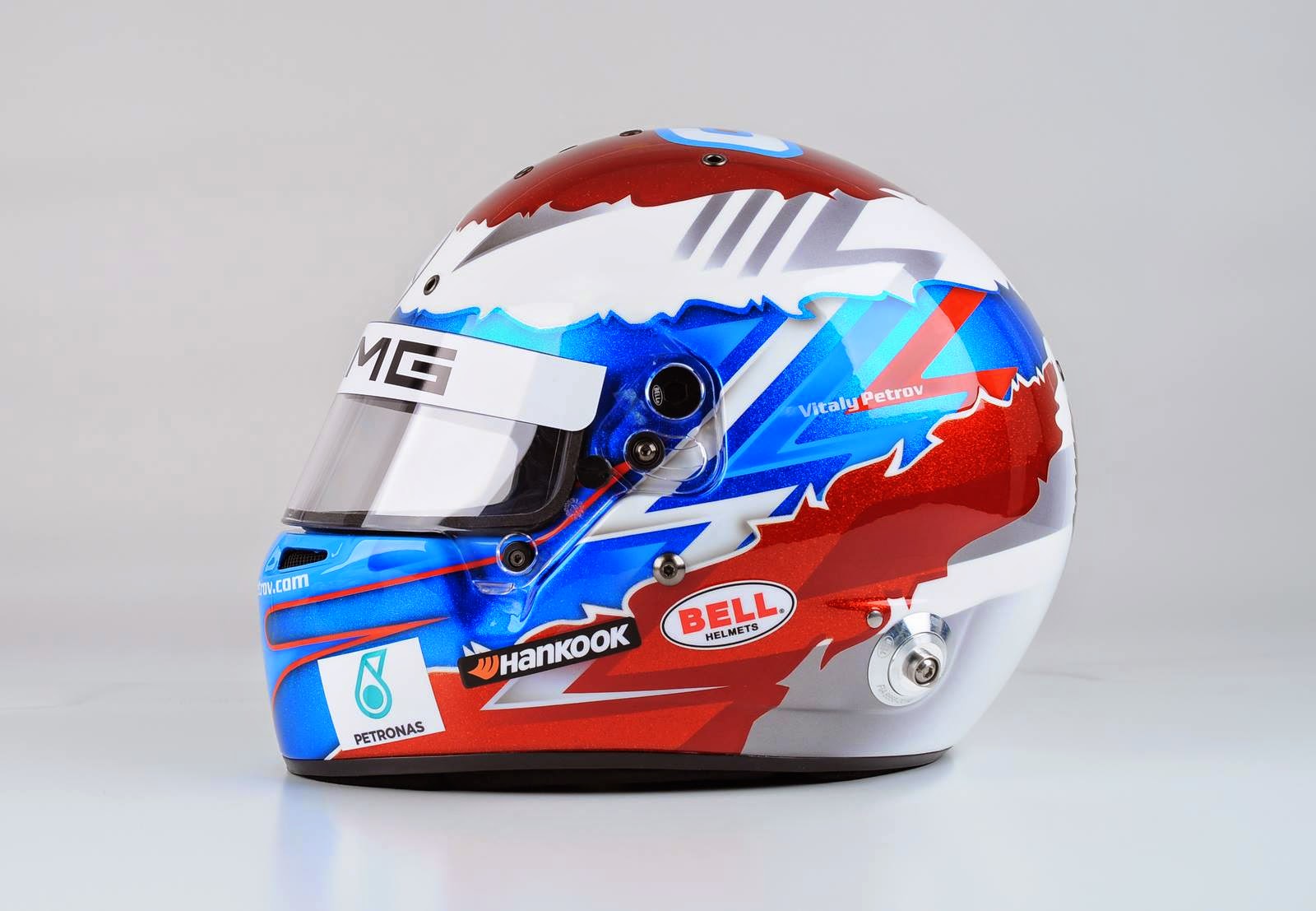 Racing Helmets Garage Bell HP7 V.Petrov 2014 by Bell Racing Europe