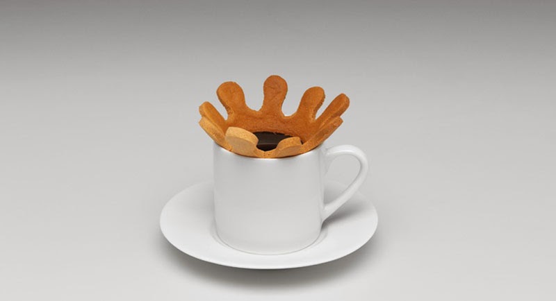 Splash gota de café, biscuit de Radi Designers