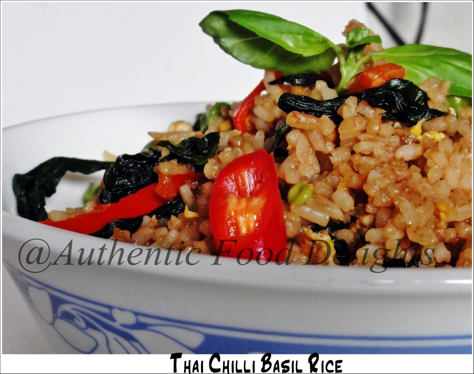 Authentic Food Delights Thai Chilli Basil Rice