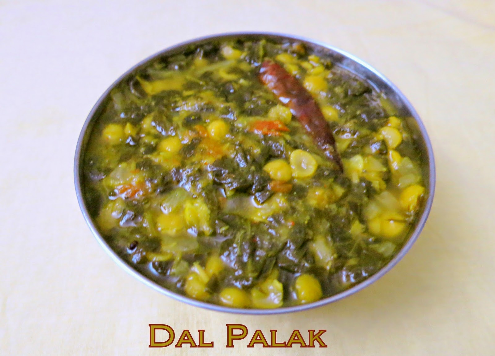 Simply Delicious Dal palak( Spinach and Dal Curry)