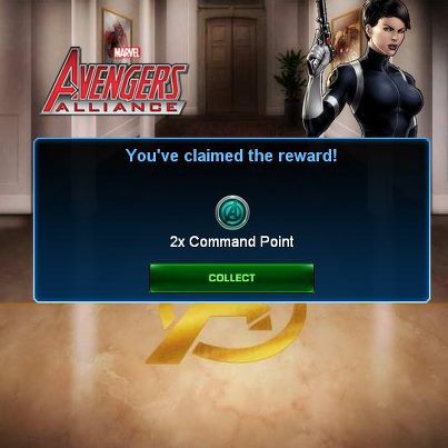 reclamar puntos de comando gratis marvel avengers alliance puntos de