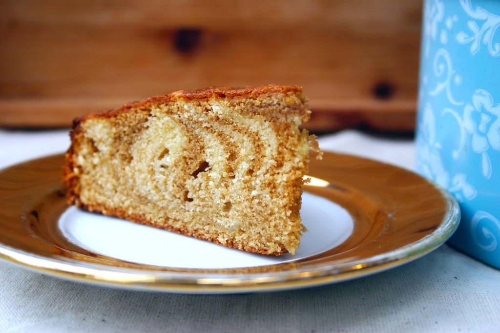 Belleau Kitchen salted caramel and coffee swirl cake