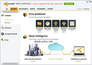 برنامج أفاست اونتي فيروس الشهير2013 Avast+free