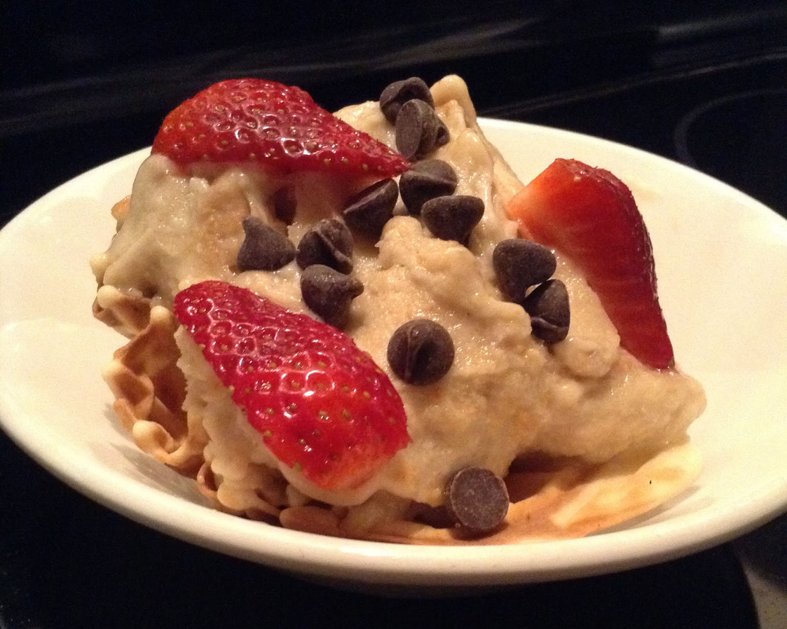 megbakes Peanut Butter Banana Ice Cream Pizzelle Sandwiches