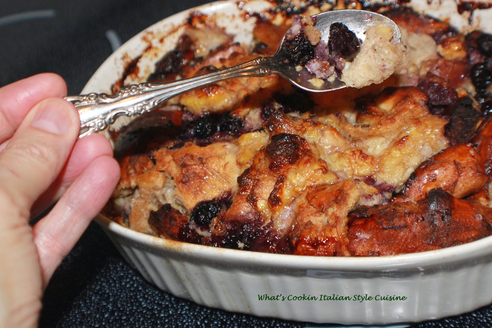 Breakfast Bagel Bread Pudding Recipe What's Cookin' Italian Style Cuisine