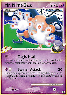 Mr. Mime 4 Pokemon Card Rising Rivals set