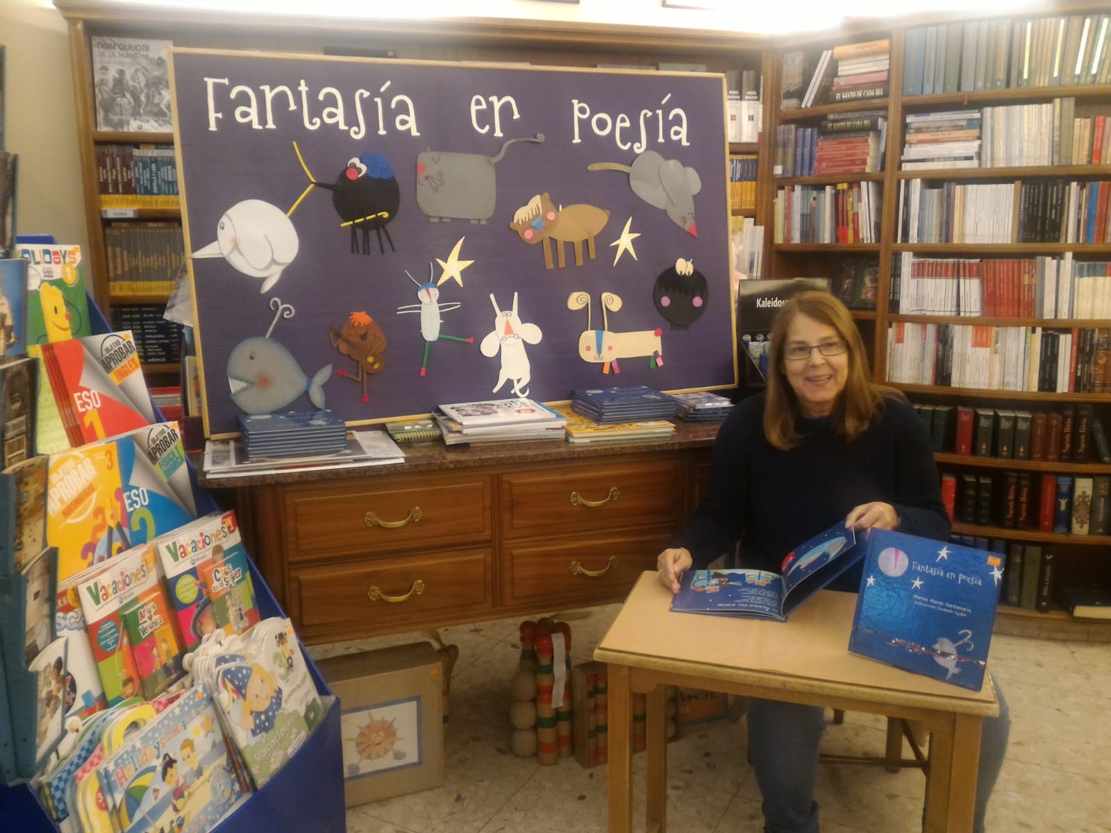 Firma en Librería Cervantes