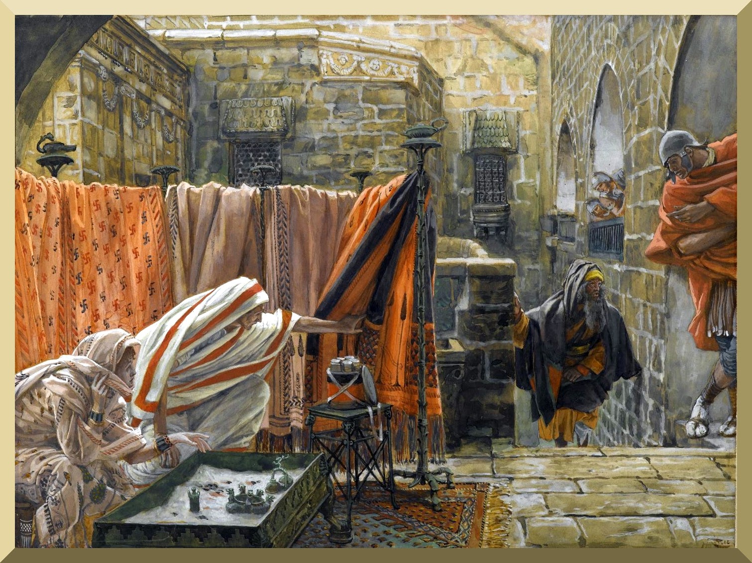 Joseph of Arimathaea Seeks Pilate to Beg Permission to Remove the Body of Jesus Joseph of Arimathaea Seeks Pilate to Beg Permission to Remove the Body of Jesus
