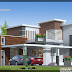Contemporary House Elevation - 2942 Sq. Ft.