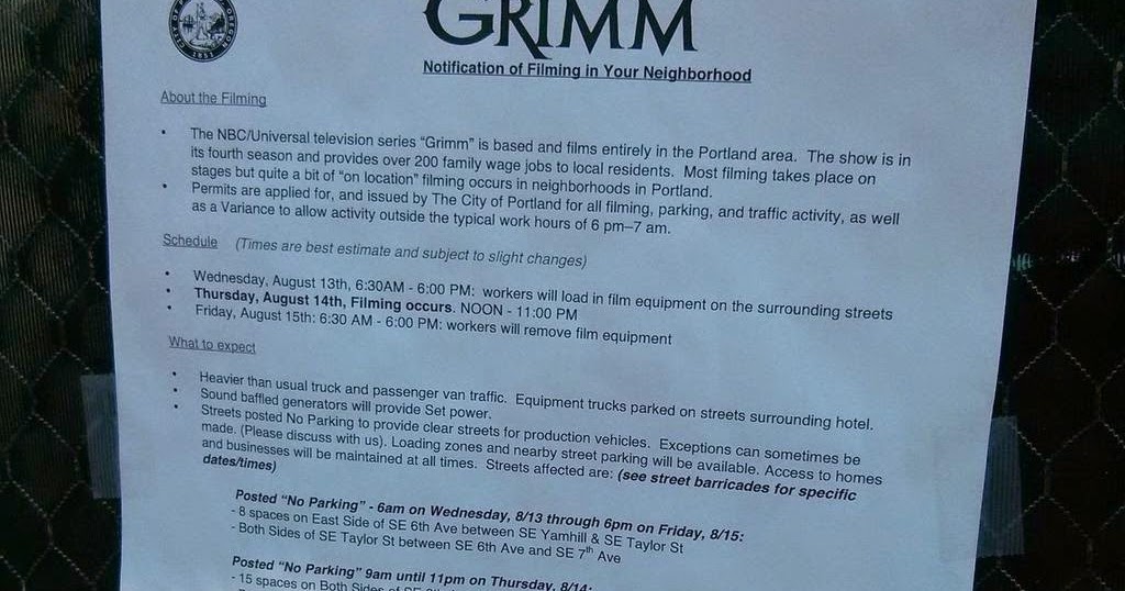 Filmed in Portland Grimm Filming Locations in Portland