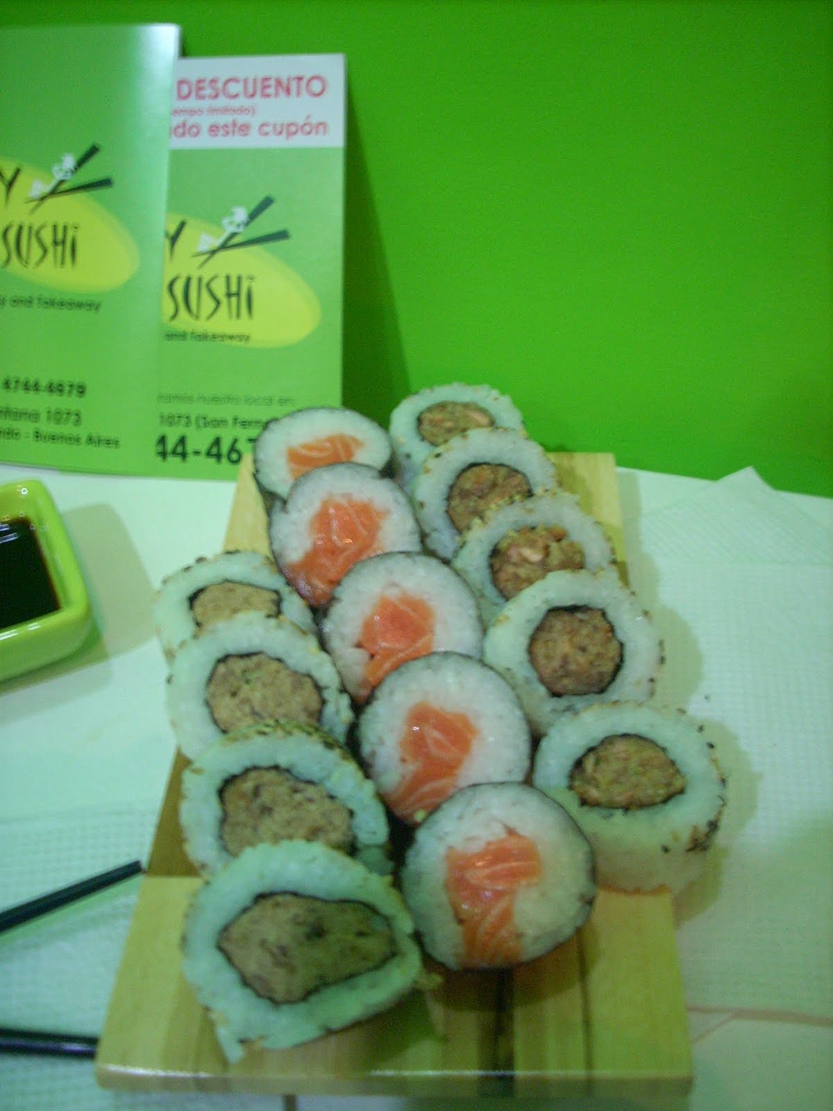 Disfruta sushi....Enjoy sushi, Soy SUSHI....