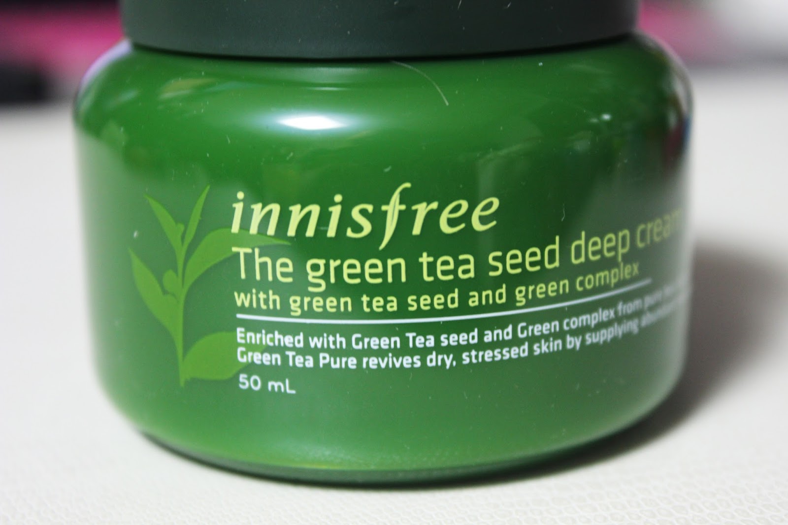 MY SUGARCOFFEE REVIEW Innisfree "The Green Tea Seed" Deep Cream