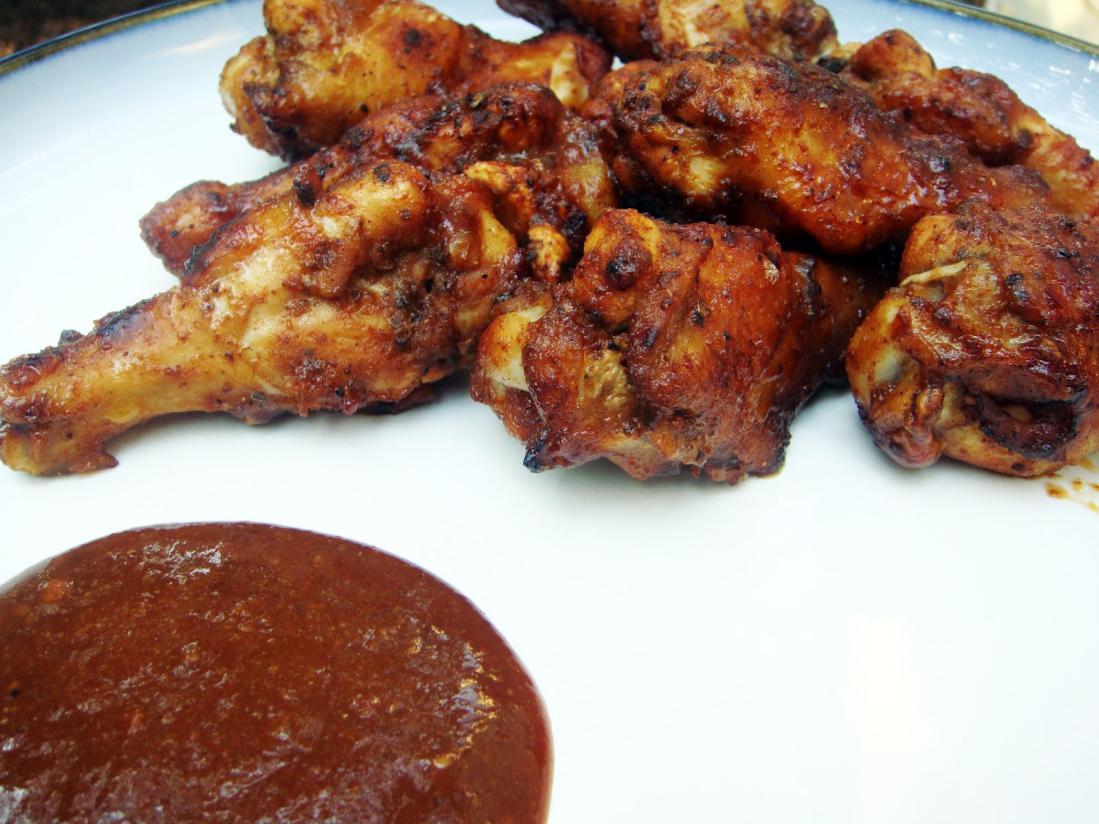 The Dinner Club Baked Chicken Wings with Spicy Dijon Molasses Sauce