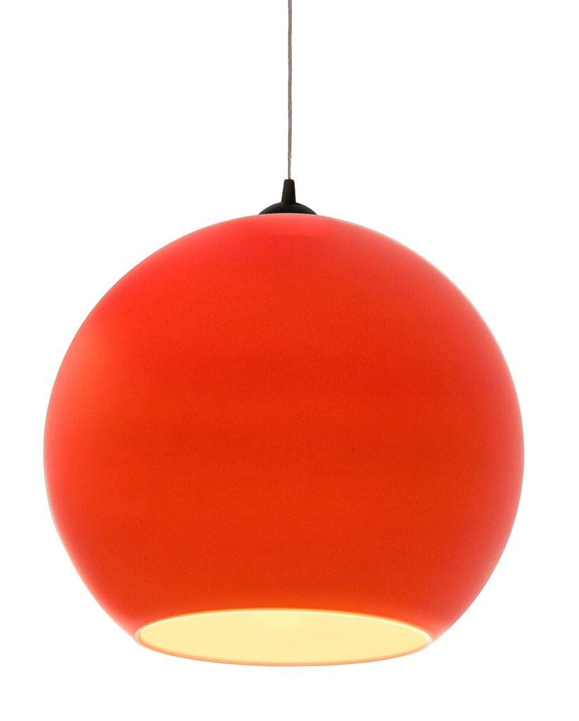 Fluorescent Orange Light Fixtures modern design by