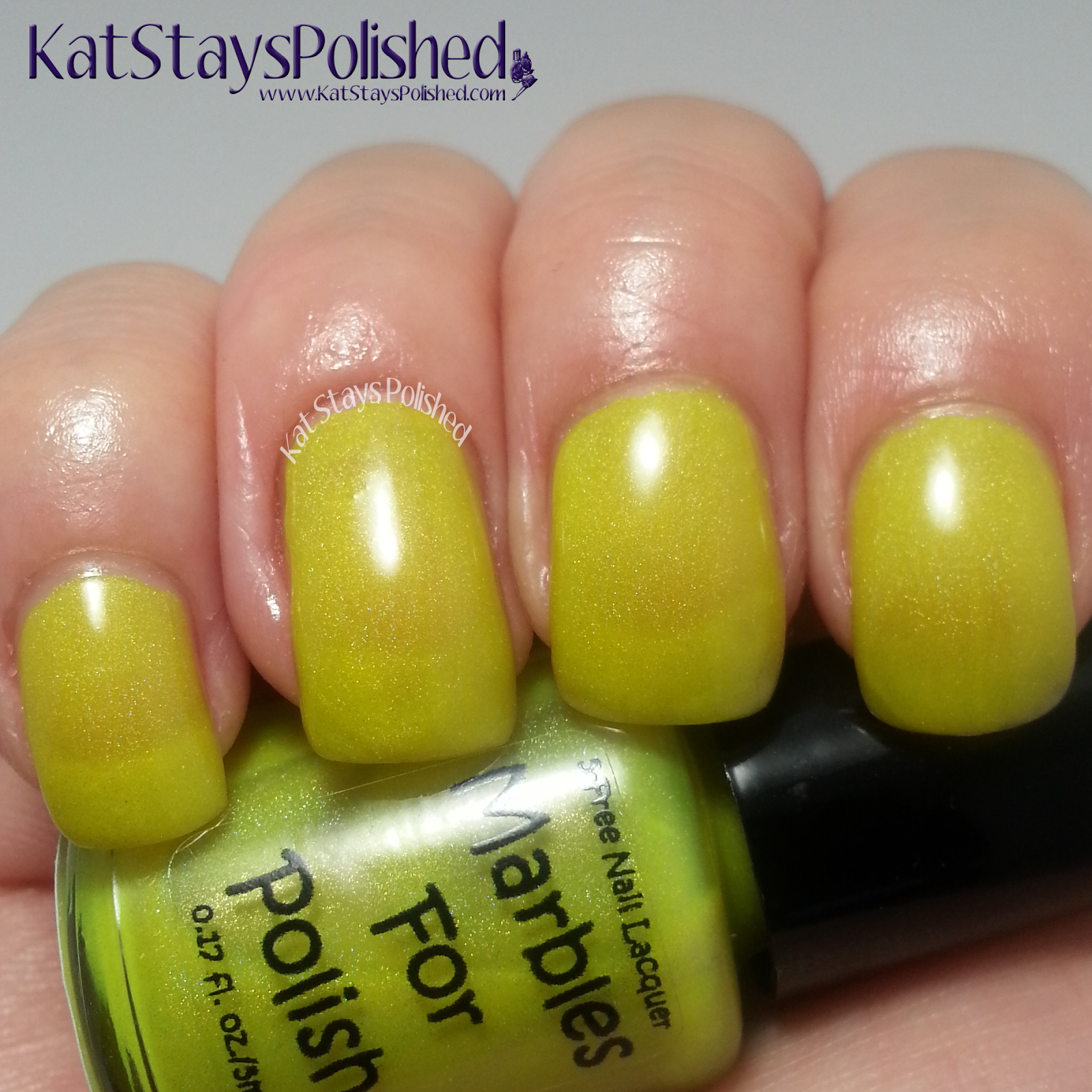Marbles for Polish - Sweet Tooth Collection - Lemon Drop | Kat Stays Polished