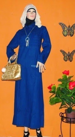 Maxi Jeans Kerah Hem GJ1069 Maxi Jeans Kerah Hem GJ1069