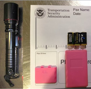 Stun Guns Discovered at (L-R) JAN & FSD