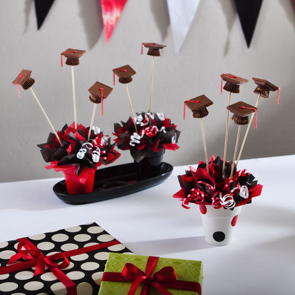 Graduation Candy Centerpieces : Get wacky and crafty with pattiewack chocolate