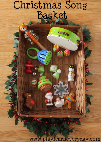 Christmas Song Basket - Play and Learn Every Day