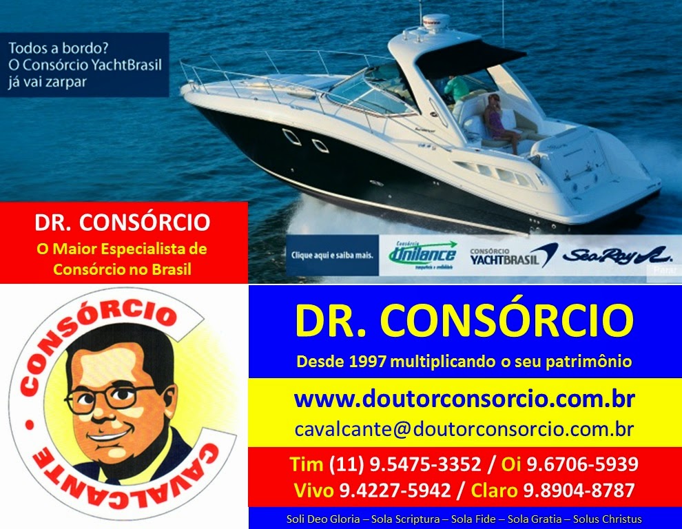 Embarcação e Yacht é com o Dr. Consórcio.