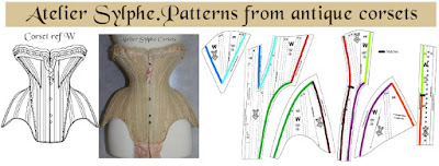 Atelier Sylphe corset pattern Ref W