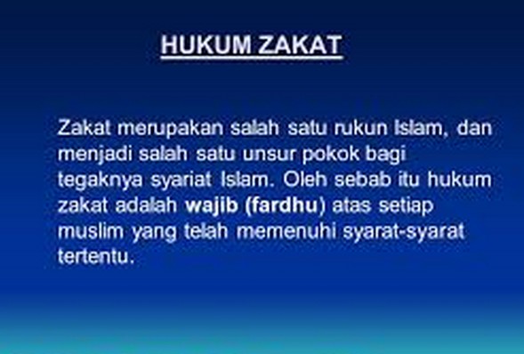 Test Catin Pengertian Zakat