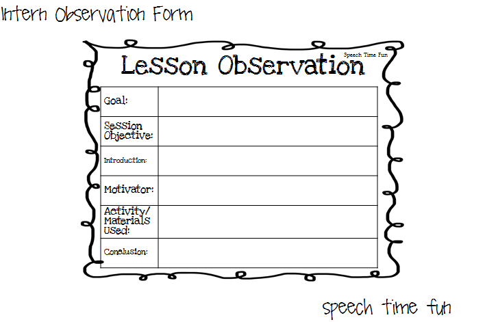 observation report for speech therapy Explore linda's board observation forms on pinterest | see more ideas about speech language therapy, articulation therapy and speech pathology. observation report for speech therapy Explore linda's board observation forms on pinterest | see more ideas about speech language therapy, articulation therapy and speech pathology.