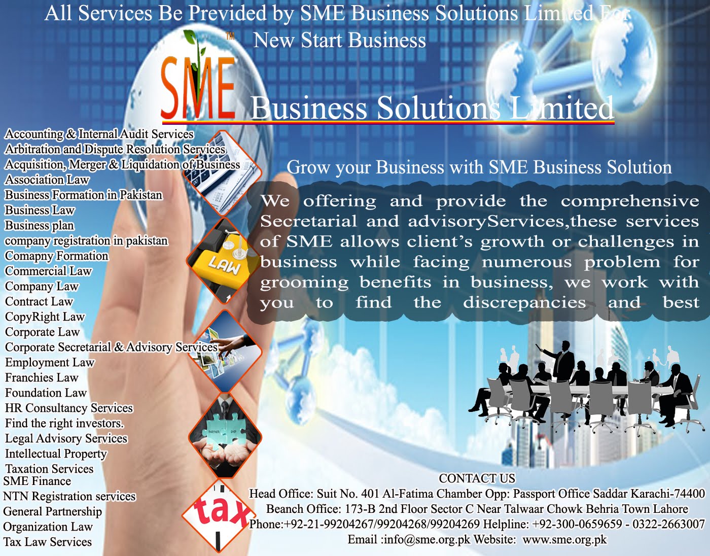 SME Business Solutions Limited is a Corporate Law Consultant Business Services  Company to provide q