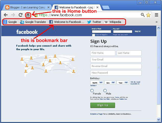 How To Show Bookmark Bar and Home Button on Google Chrome Browser | I