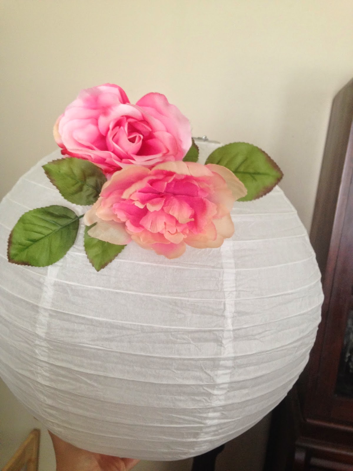 Crystal Rose DIY flower paper lanterns