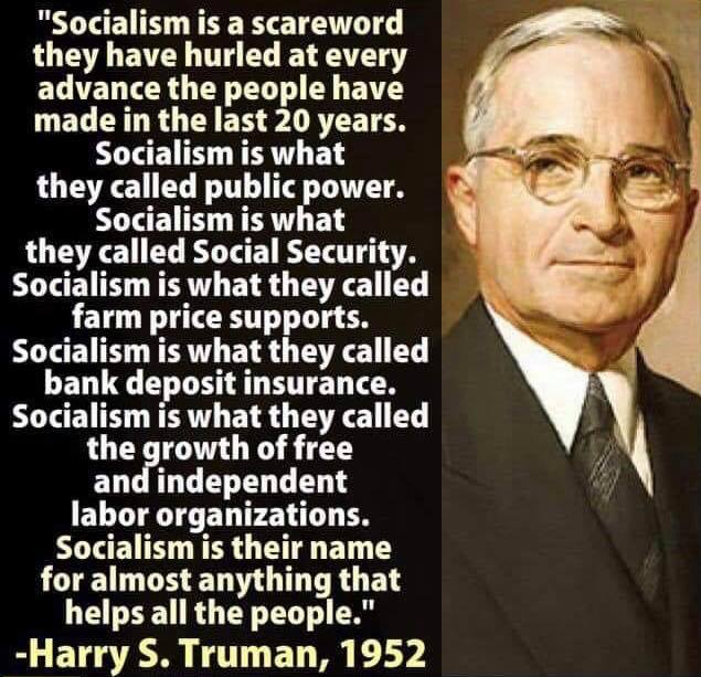 Image result for truman socialism