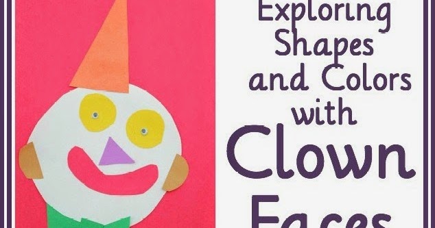Exploring Shapes and Colors with Clown Faces | Cutting Tiny Bites