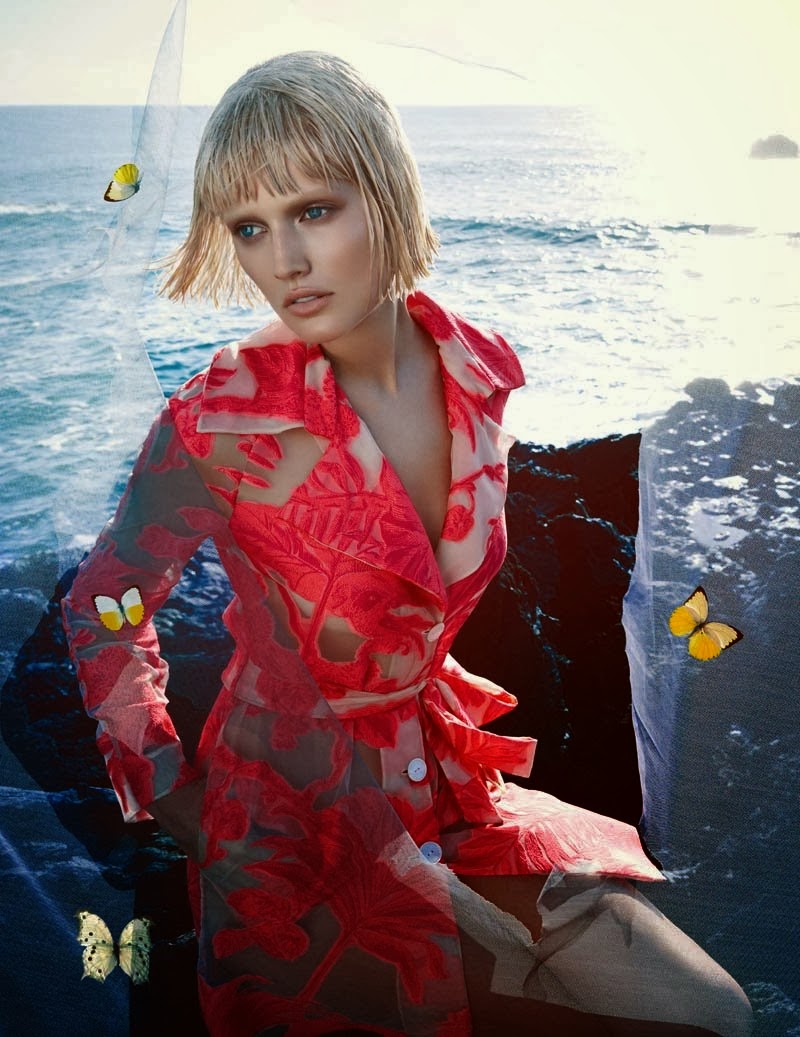 Toni Garn Blumarine Fashion Photoshoot Spring 2014 Pictures Fashion Photoshoot : Toni Garn Photoshot For Blumarine Magazine Spring 2014 Collection