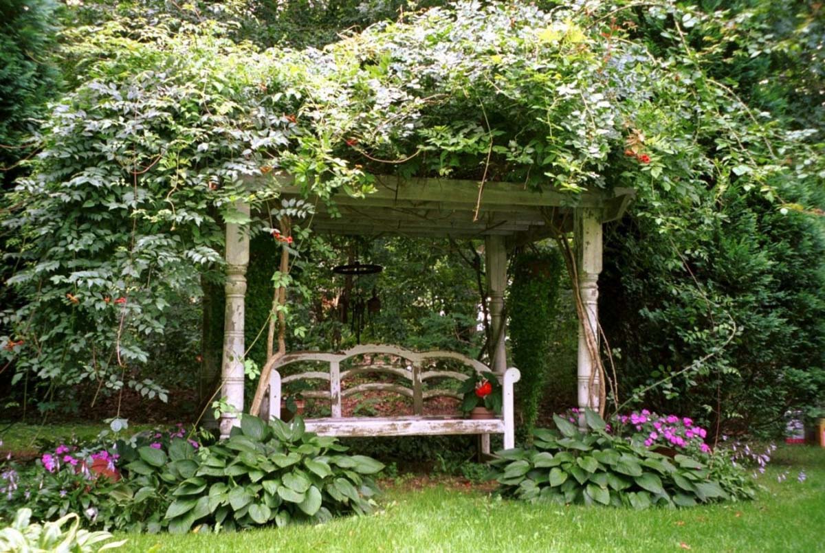 17 Photos And Inspiration Trellis Bench JHMRad