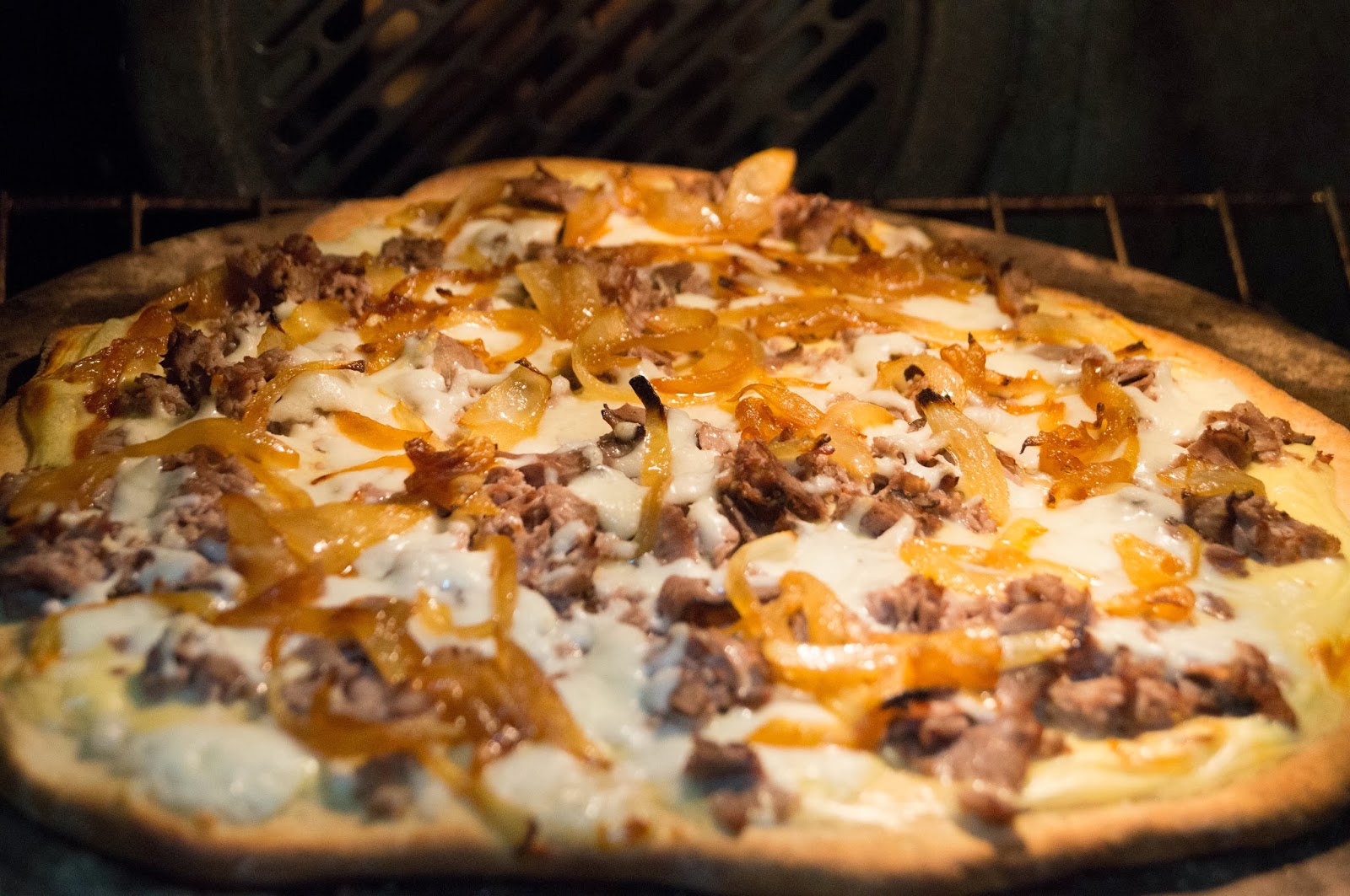 In the Kitchen with Jenny Philly Cheesesteak Pizza