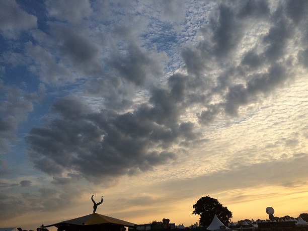 Sunset over Wacken Open Air Sunset over Wacken Open Air