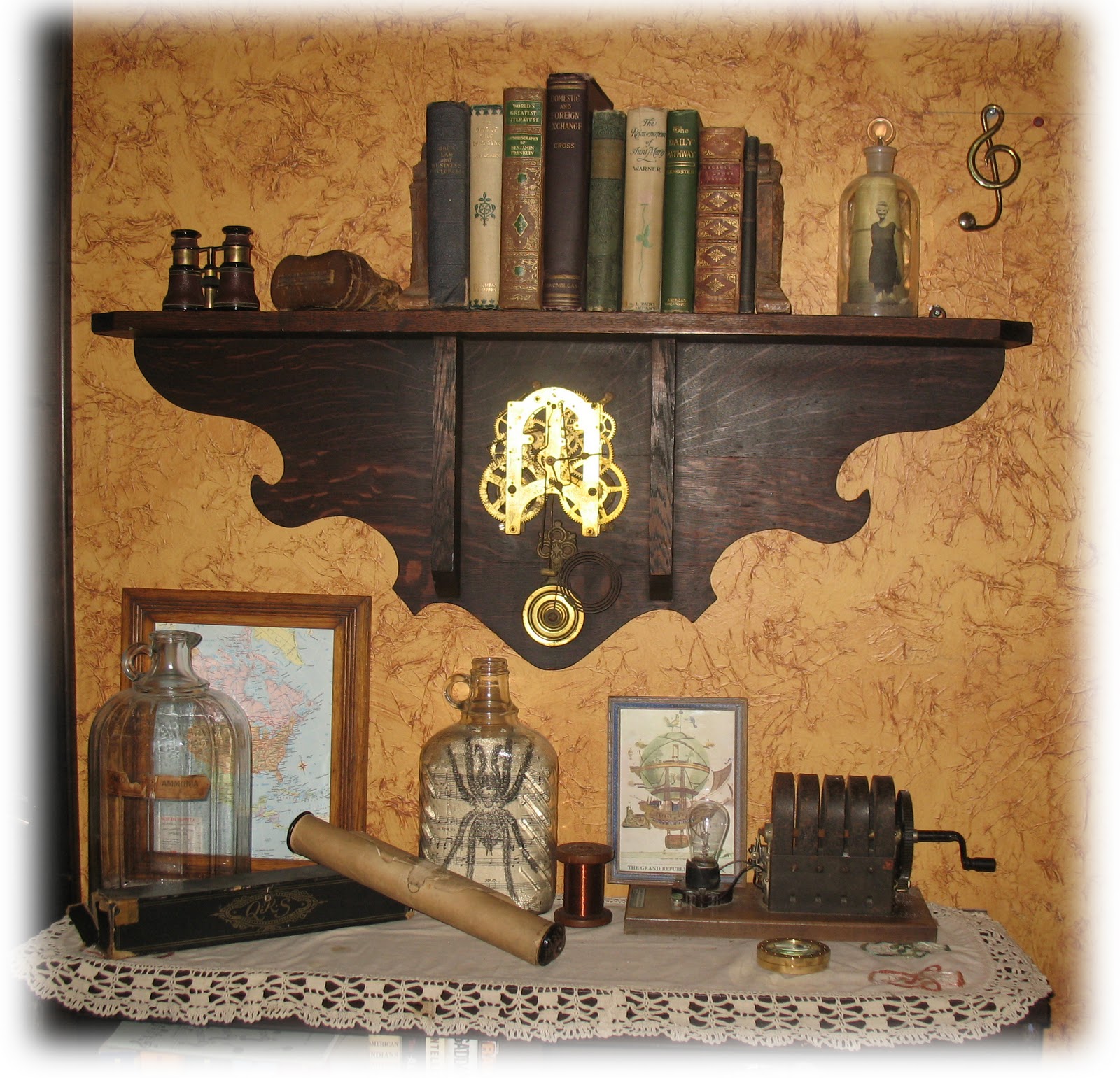 Trinket's Vintage Treasures Making progress on my Steampunk Library!