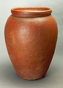 tea jar bizen jarre à thé bizen