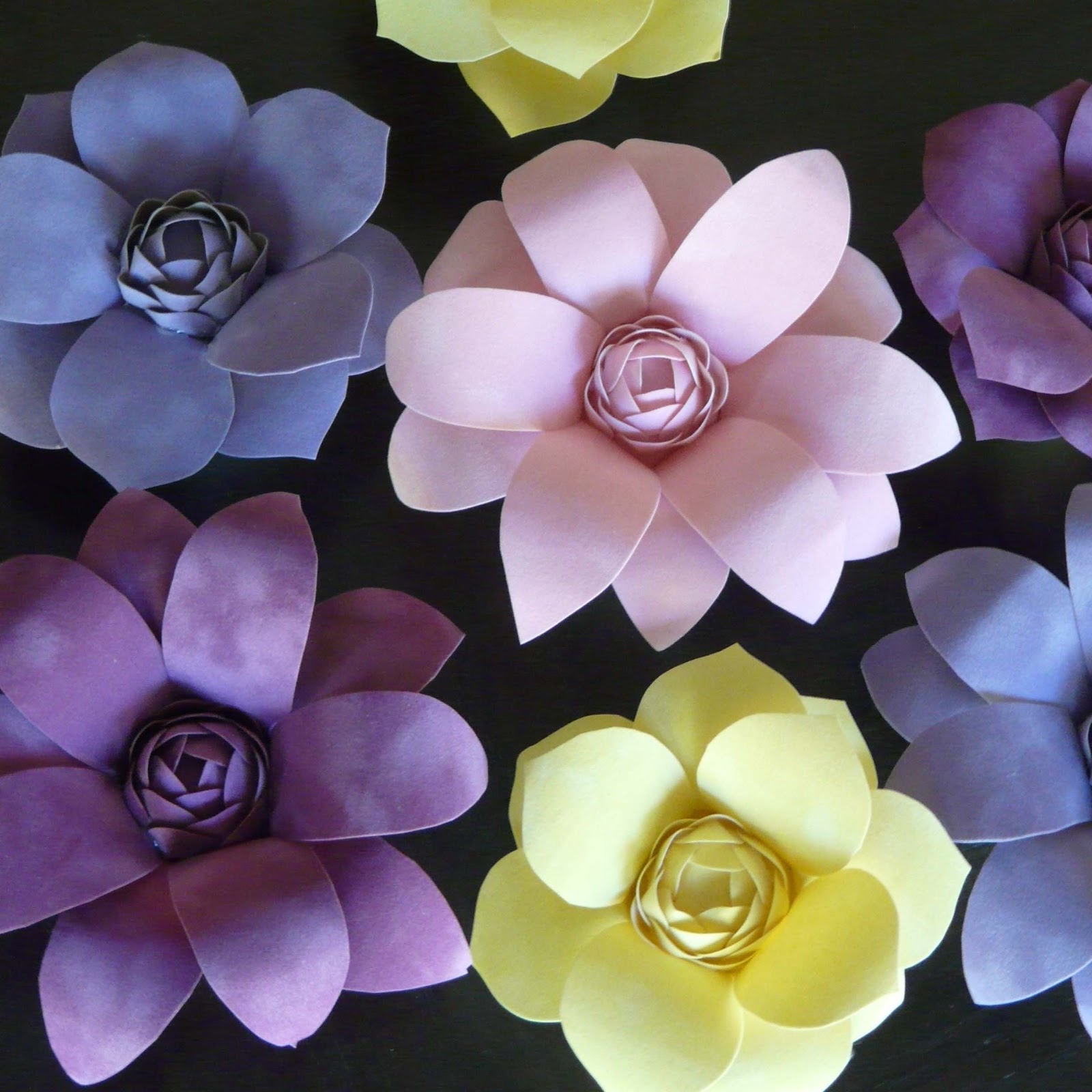 Make // Velvet Paper Spring Flowers