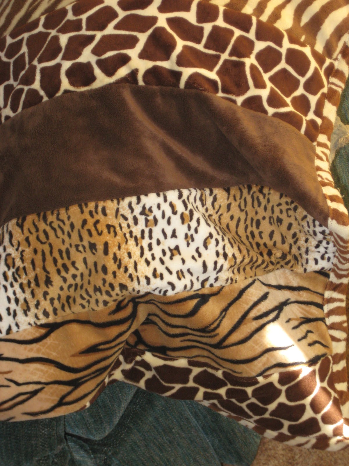 LaLa's Dumping Ground Animal Print Quilt